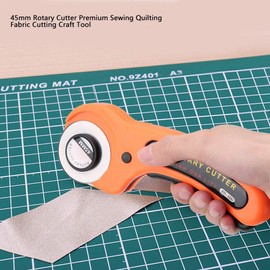 Cortador Rotatorio De Primera Calidad De 45 Mm, Herramienta De Artesanía De Corte De Tela Acolchada Y Costura De Lujo