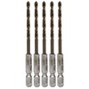 SK11 Hexagonal Shaft Co-Sten Drill, Regular, Set of 5, 0.14