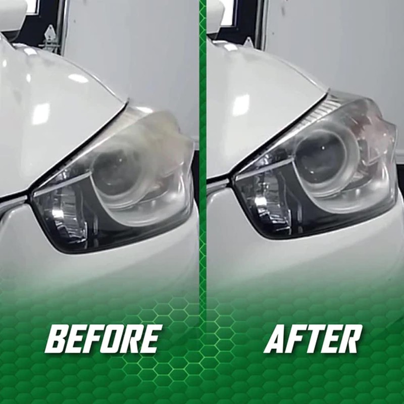 Turtle Wax 51768 Headlight Restorer Kit Headlamp Cleaning Restores Brightness