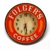 Unbranded Foldger's Coffee Advertising Clock Fridge Magnet BUY 3 GET