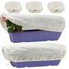 EAVNCLG Plant Protection Cover, Winter Frost Cover with Drawstring and
