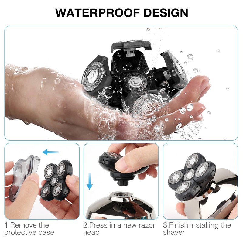 5 Head Replacement Blade Universal 5 Blades Razor Replacement Heads