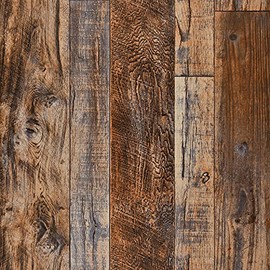 WENMER 11.8" x 78.7" Brown Wood Peel and Stick Wallpaper Shiplap Self Adhesive Wallpaper Wood Plank Wallpaper for Countertop Cabinet Shelf Drawer Wall Door