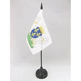 AZ FLAG Table Flag Coat of Arms Kingdom of France Charles VII 15 x 10 cm – Kingdom of the French Table Flag 10 x 15 cm – Flags