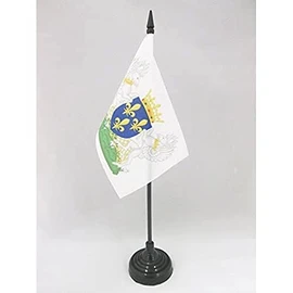AZ FLAG Table Flag Coat of Arms Kingdom of France Charles VII 15 x 10 cm – Kingdom of the French Table Flag 10 x 15 cm – Flags