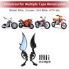 ACROPIX M8/M10 Motorcycle Rear View Mirrors Bar End Side Mirrors