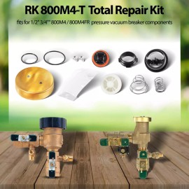 for Watts RK 800M4-T 1/2" & 3/4" Total Repair Kit 0887727 887727 Repair Kit for Watts