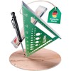 5-in-1 Carpenter's Square [100% Aluminium] - 180 mm Try Square