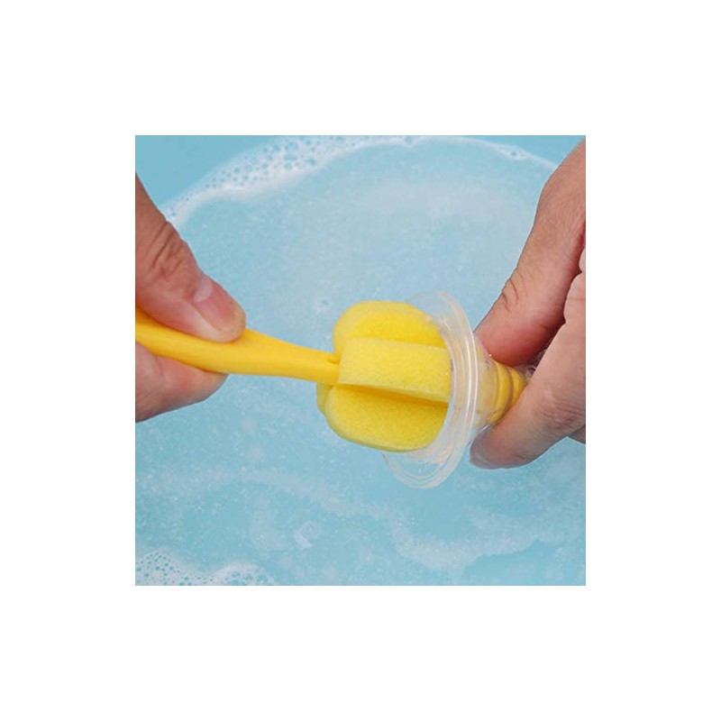PayPie 14 Pack Bottle Nipple Cleaner Sponge Brush for Standard