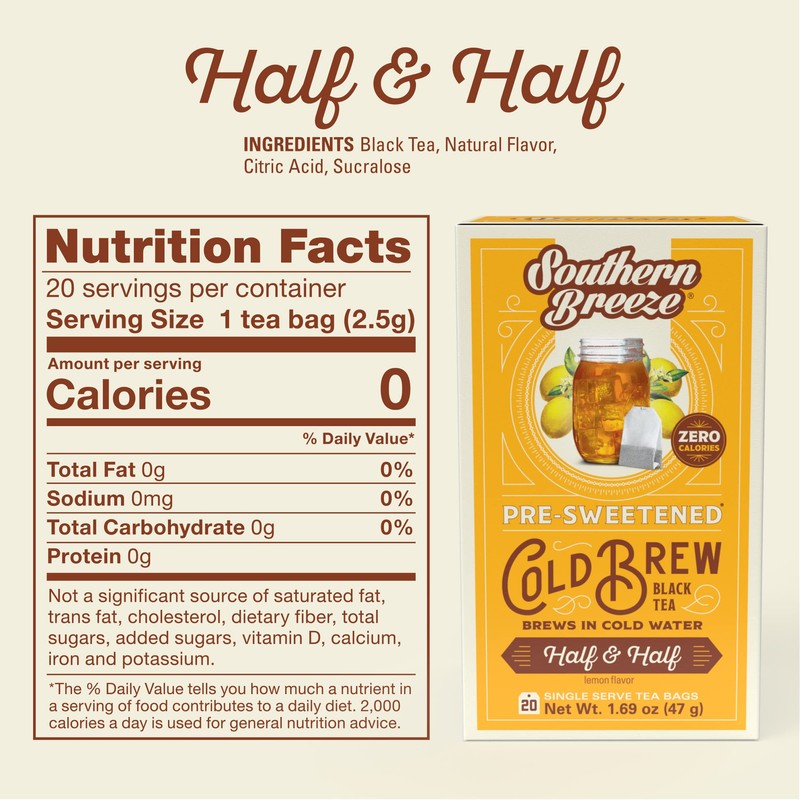 Southern Breeze Cold Brew Sweet Tea Half & Half Iced