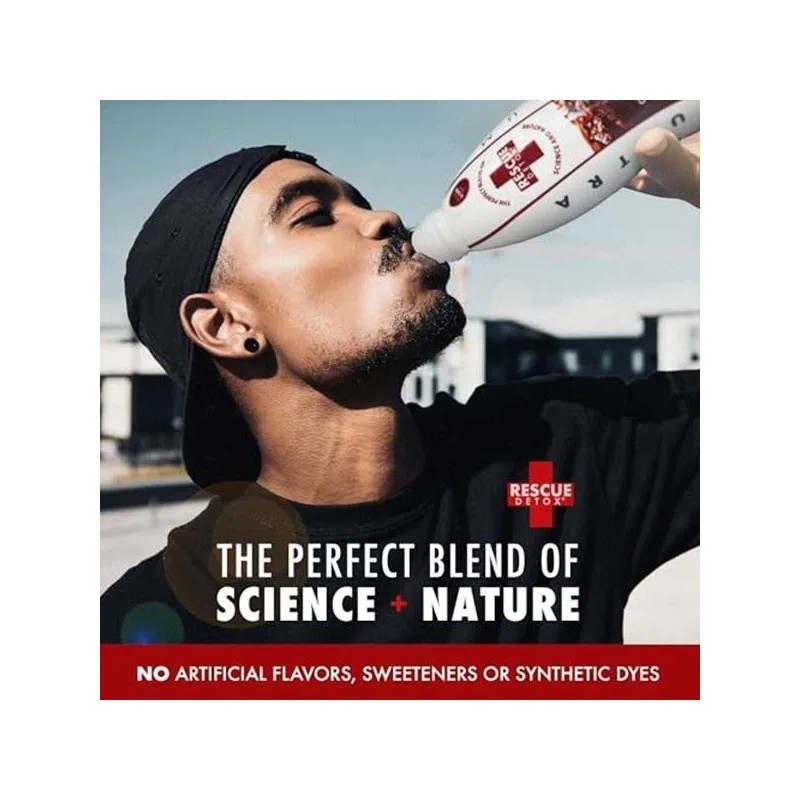 Rescue Detox Ice Sabor Arándano Limpieza Rápida 32oz