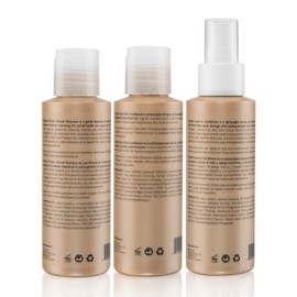 Moehair Trio Pack of Protein Infused Shampoo, Color alive & Leave In Conditioner