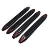 uxcell 4 Pcs 400 X 50mm Rubber Black Self Adhesive
