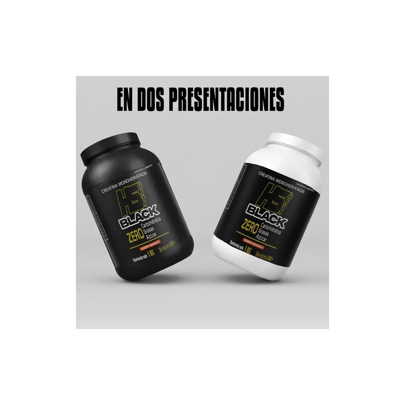 Creatina Hs Black Monohidratada1kg 200servicios