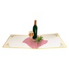 iGifts And Cards Golden Vintage Wine 3D Pop Up Greeting