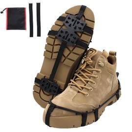 Non-Slip Grip Prongs, 1 Pair of 24 Teeth, M Grödel for Snow Shoes, Non-Slip Shoe Spikes, Size 35-40, Replacement Spikes Ice Grips Shoe Claws Snow Ice