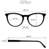 dan・sixeidyi-zu Fenton Fenton Matt Dark Wood X Black Smoke, Polarized