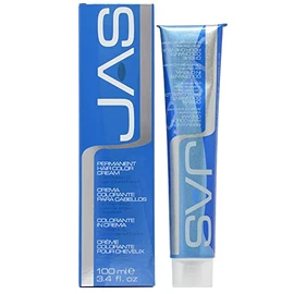 JAS Permanent Hair Color Cream with Vitamin C 3.4 Oz (Jas Color- Dark Intensive Auburn Blond (6.66))