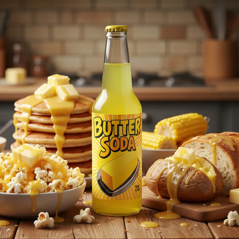 Rocket Fizz Butter Soda Flavor | Cane Sugar | Craft