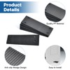 Akamino 100 Pcs Plastic Shims for Leveling,Non-Slip&Stackable Black Level Wedge,