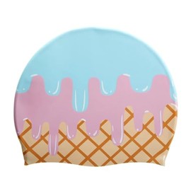 Sporti Ice Cream Scoop Gorro de natación de silicona