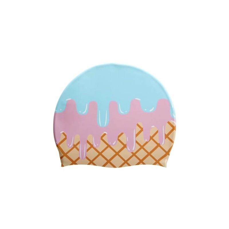 Sporti Ice Cream Scoop Gorro de natación de silicona