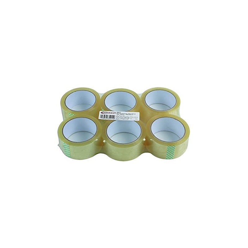 Connect Workshop Consumables 35211 48mm x 66m Parcel Tape -