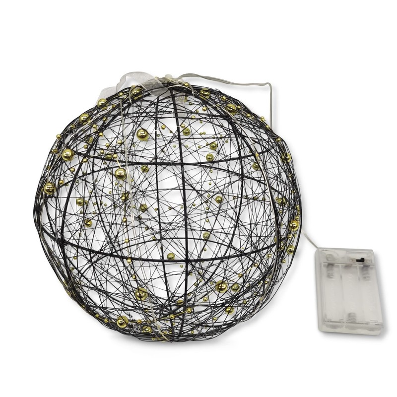 DARO DEKO Light Ball with LED Wire and Pearl Chain