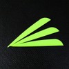 Letszhu Arrows Vanes 4 Inch Plastic Feather Fletching for DIY