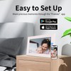 ybest Frameo 10.1" Digital Picture Frame White, Smart WiFi Digital