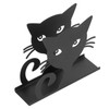 2pcs Metal Napkin Holder Innovative Hollow Out Cat Shape Paper