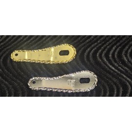 OG LOWRIDER CLASSIC TWISTED STEEL BICYCLE COASTER HUB ARM CHROME OR GOLD - Chrome