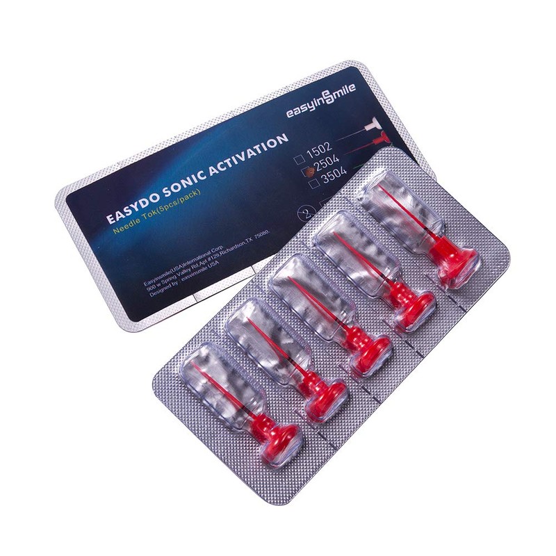 SNAWOP Easydo Sonic Activation System Needle Tips 60PCS #2504 Red