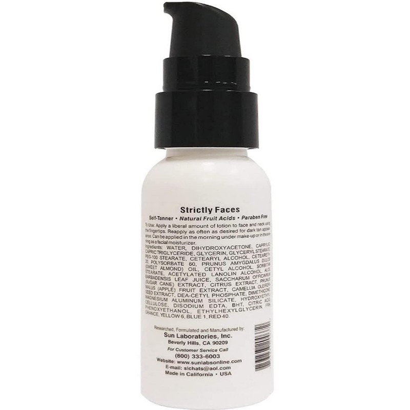 Sun Laboratories By Giesee Face Self Tanner Medium: Facial Self