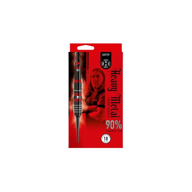 Harrows Ryan Searle 90% Tungsten Soft Tip Darts Set 18g
