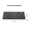 Adventurers F99 PRO Wireless Transparent RGB Backlit Keyboard – Ergonomic,One-Touch