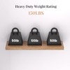 2pcs Floating Shelf Bracket Heavy Duty Hidden Metal Brackets for