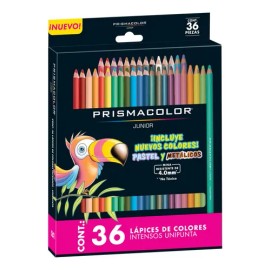 Lapices De Color Prismacolor 36 Pzas Nuevos Pastel Metalicos