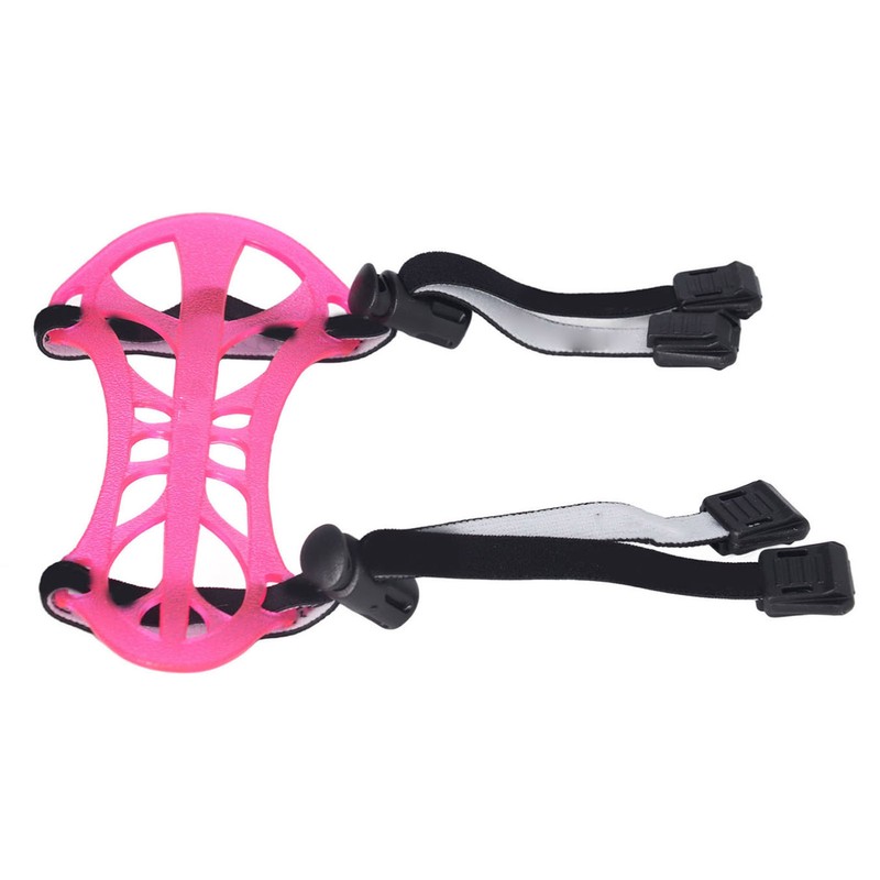 Archery Arm Guard TPE Adjustable Protective 2 Strap Forearm Protector