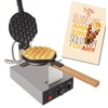 Bubble Waffle Maker Kitchen IMPROVED Puffle Waffle Maker Rotated Nonstick