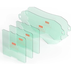 YESWELDER 3PCS Large Viewing Screen Outer Replacement Lens and 2Pcs Inner Lens LYG-0V-900B