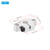PATIKIL SHF10 Aluminum Linear Motion Rod Rail Clamping Guide Support,
