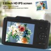 Digital Camera, 48MP 4K Vlogging Camera with 2.8 Inch IPS