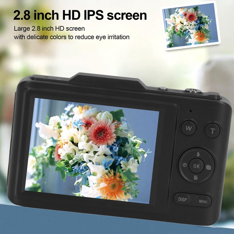 Digital Camera, 48MP 4K Vlogging Camera with 2.8 Inch IPS