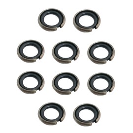 TEHAUX Retaining Socket Rings and Wrench O Ring, Impact Wrench Set E Clips Drive Socket Retainer Ring & Wrench O Ring for Electric Wrench (10 Sets, Black)