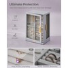 Glimmloop 360° Rotating Jewelry Box with 7 Drawers, Spacious Vertical