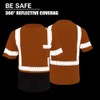 LOVPOSNTY Safety Shirts ANSI Class 3 Hi Vis Shirts with