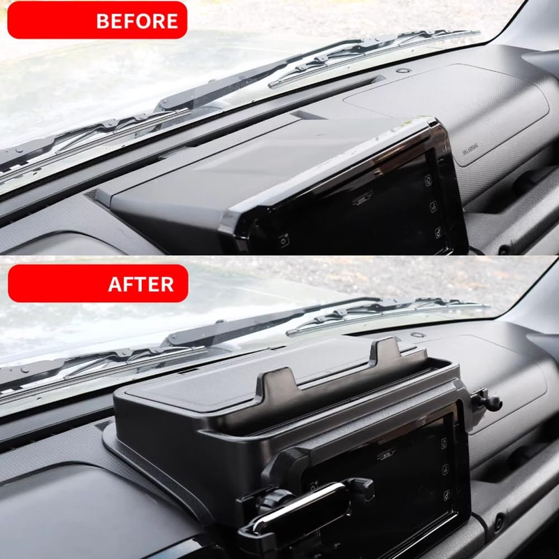 HAGEZA 7 Inch Navigation Screen Storage Box for Suzuki Jimny