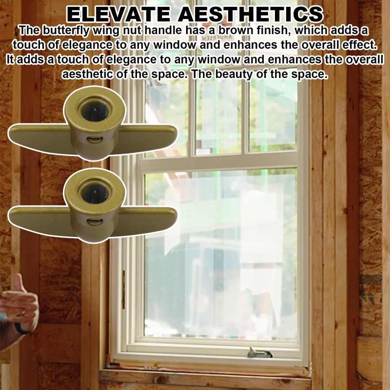 3/8" Tee Handle Casement Operator,T-Crank Window Handle,Replacement Pella Casement Window