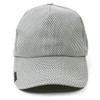 BIGWATCH Men's Plain Round Mesh Cap, Large Size - grays